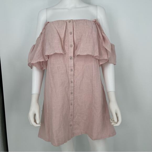 Revolve Privacy Please Norval Off-Shoulder Dress Women Medium - Picture 3 of 9